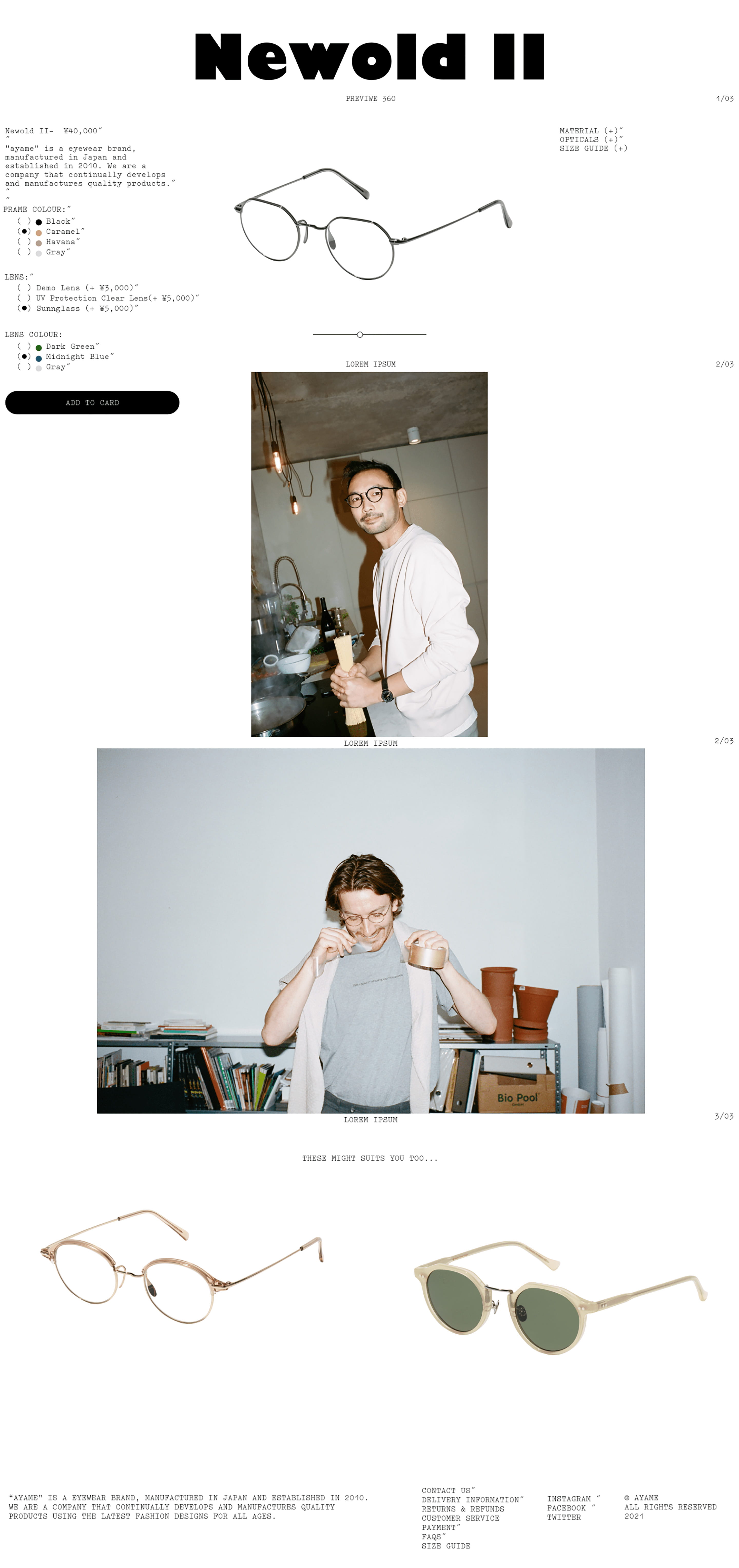 ayame collection eyewear newold 2